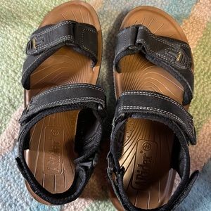 A-Rider Black Sandals